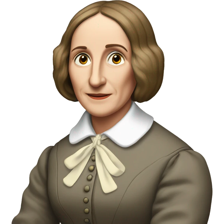 George Eliot (real name Mary Ann Evans) british writer emoji