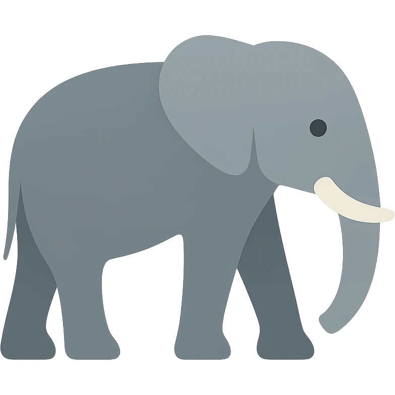 Elephant emoji
