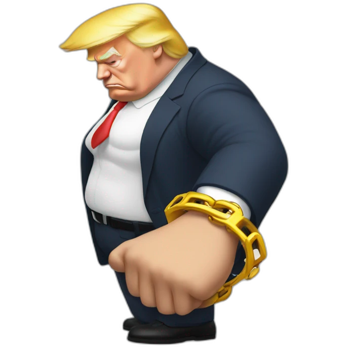 trump-in-handcuffs emoji