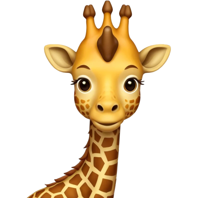 king giraffe emoji