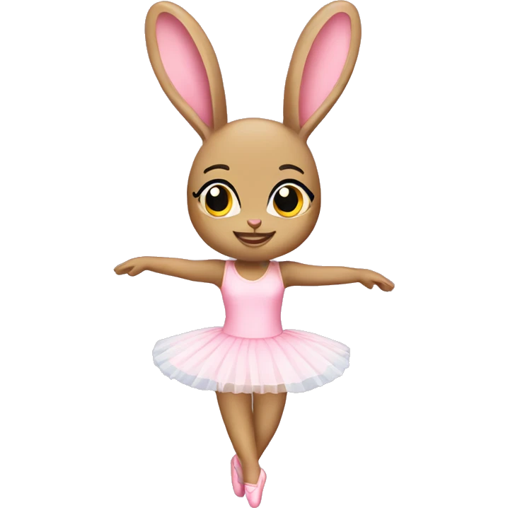bunny ballerina toy emoji
