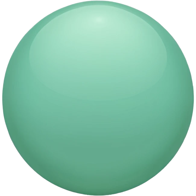 mint-green sphere emoji