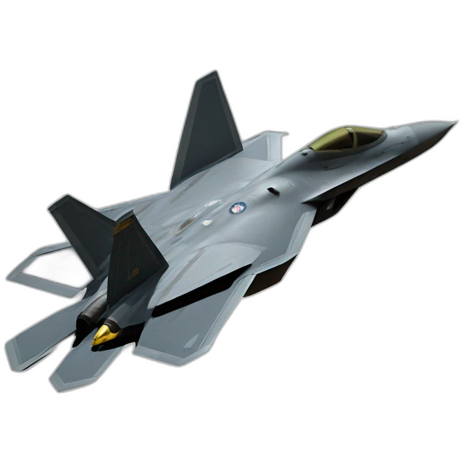 F-22 raptor rear view emoji