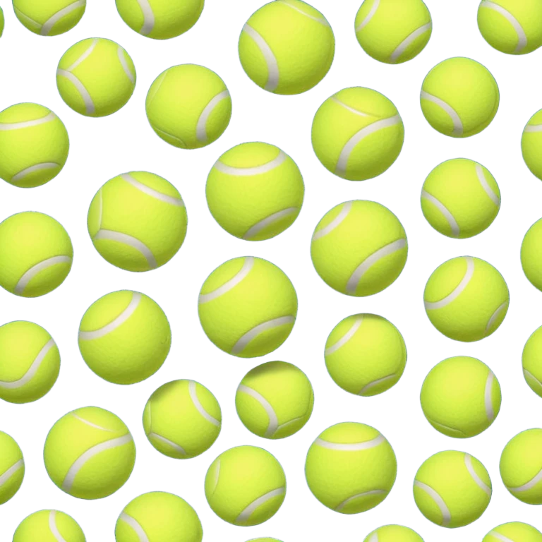 colorful tennis balls emoji
