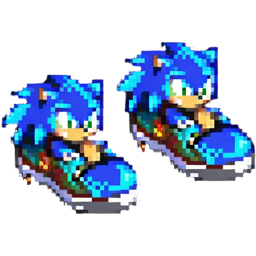 red and white Sonic the Hedgehog shoes emoji