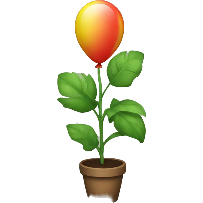 make a baloon plant emoji emoji