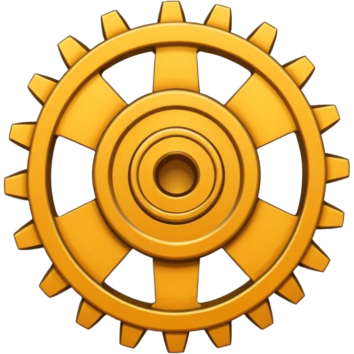 cogwheel emoji