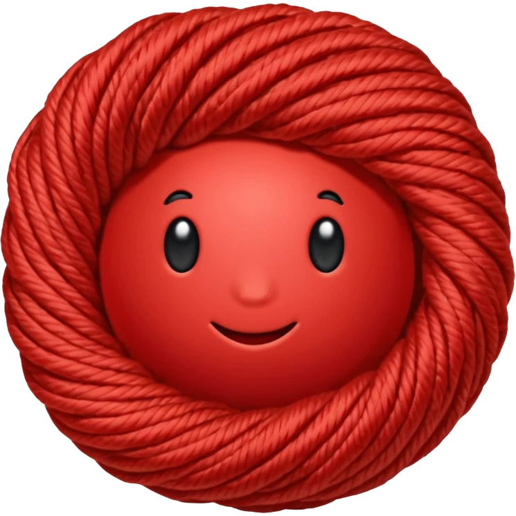 red ball of yarn emoji