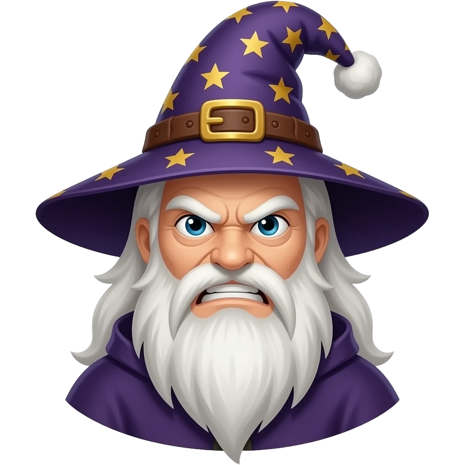 angry wizard emoji