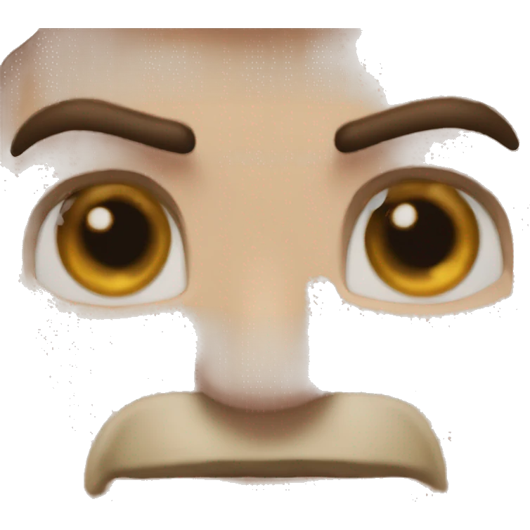 Superman brown Eyes salt and pepper Beard Muscle emoji