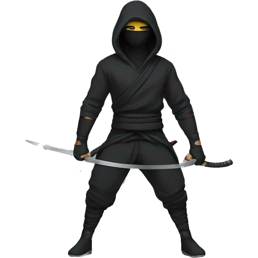 Ninja con ropa nike emoji
