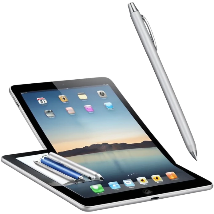 ipad and apple pen emoji