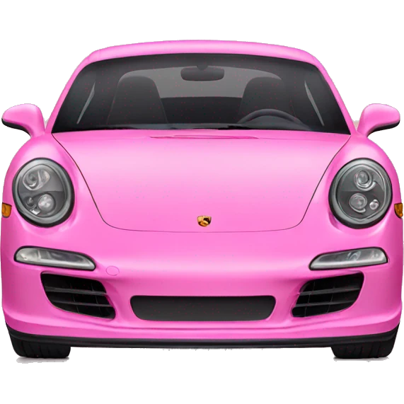 Pink Porsche  emoji