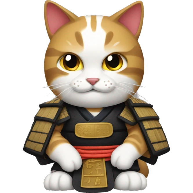 samurai cat emoji