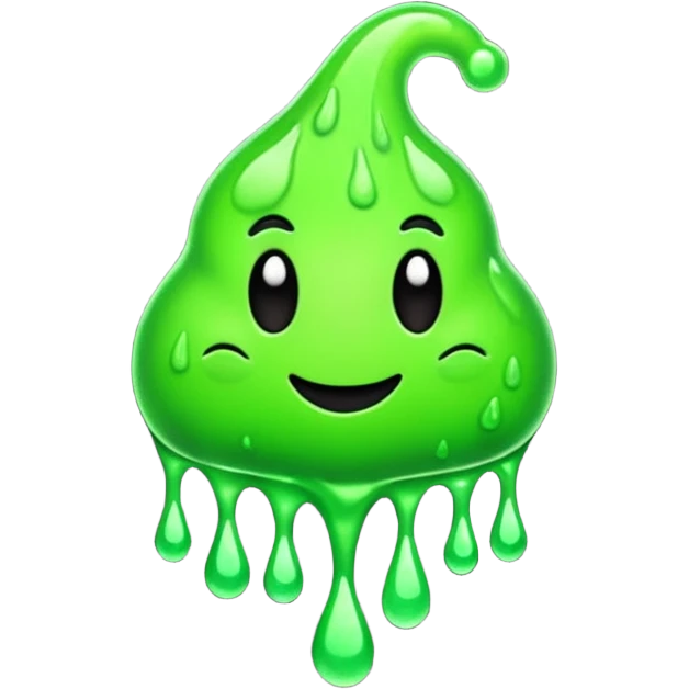 Clubs drippy slimey effect emoji