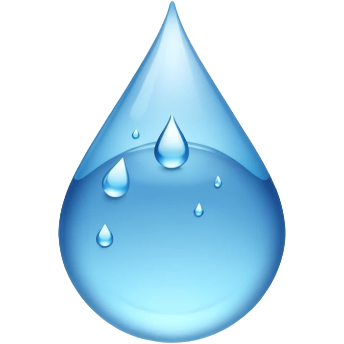 a drop of water emoji