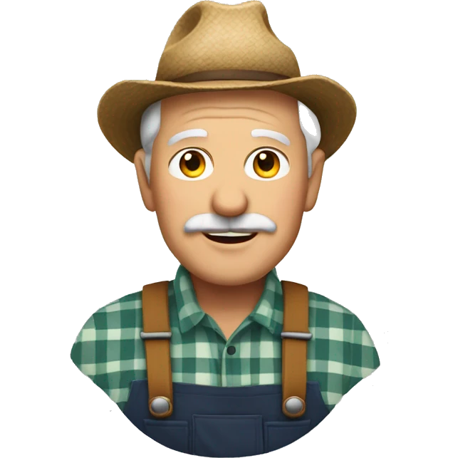 a farmer grandad emoji