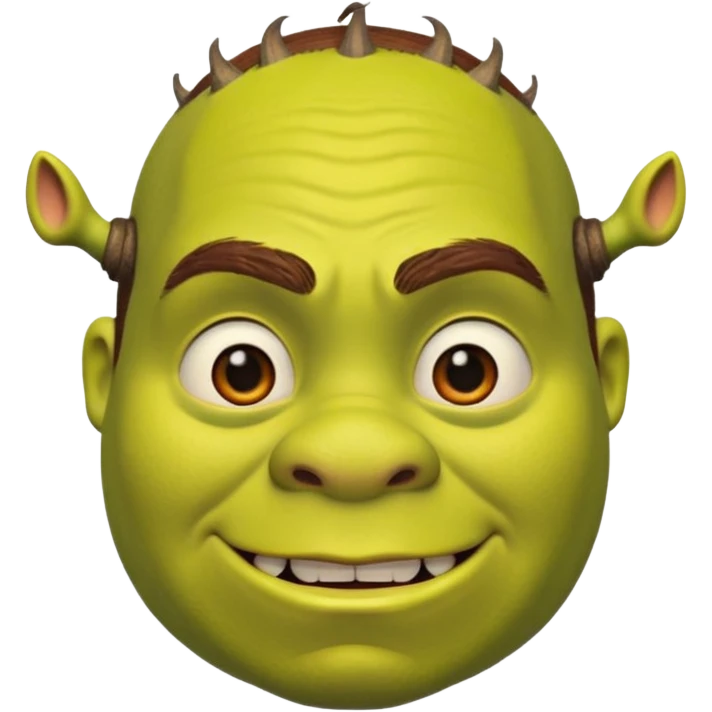 Shrek incrédulo emoji