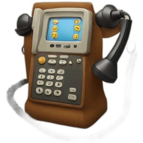 old phone tube emoji