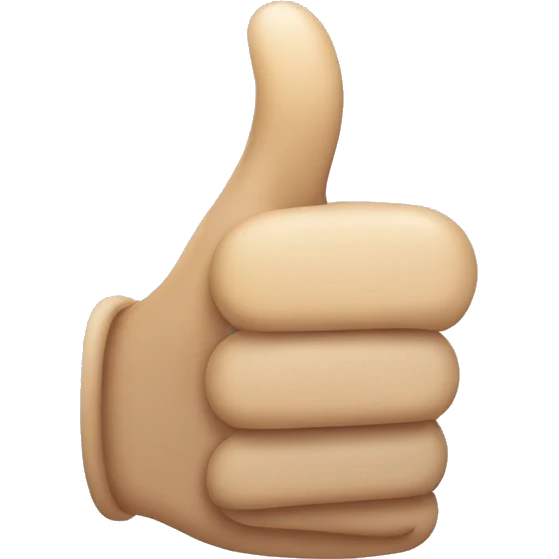 Thumbs up emoji
