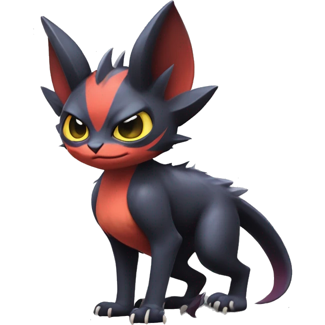  Kawaii Edgy Cool Beautiful Noivern-Nargacuga-Litten-Bat-Cat full body emoji