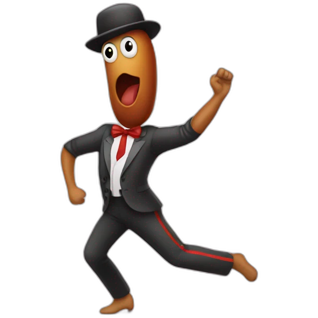salchichón bailando emoji