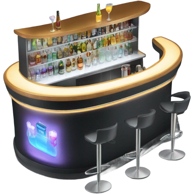 futuristic bar emoji