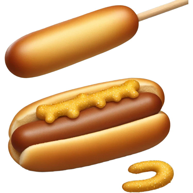 corn dog emoji