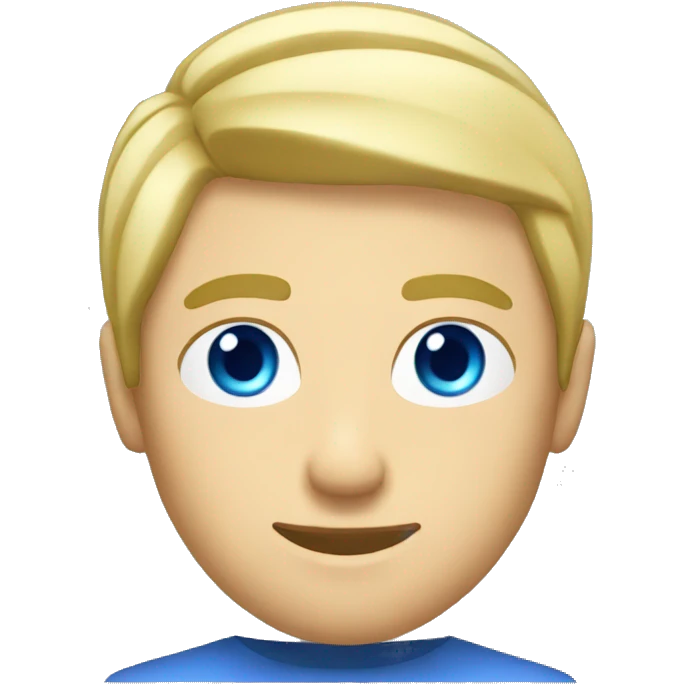 man programming blue eyes blonde hair glass emoji
