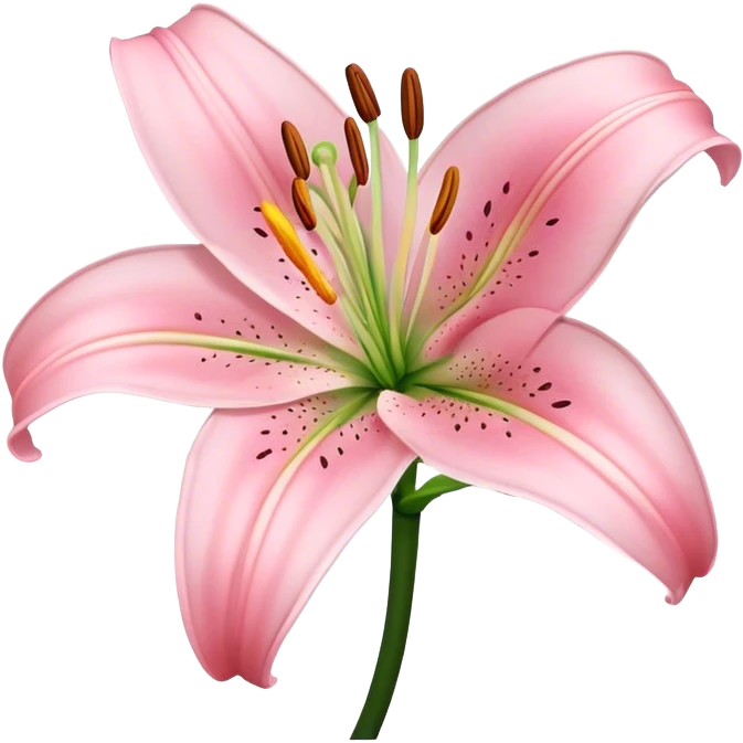 light pink lilium emoji