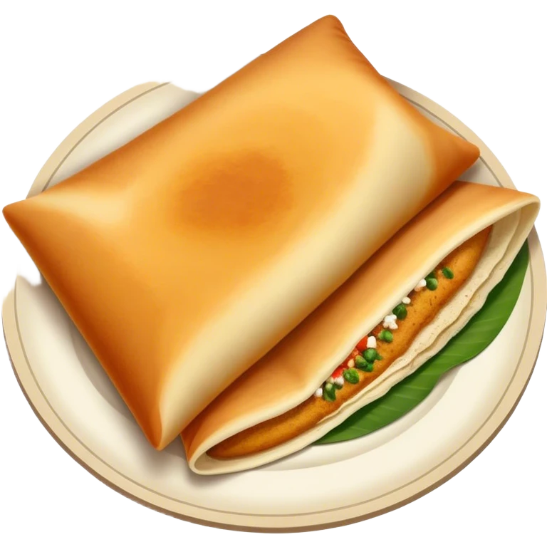 dosa south indian dish emoji