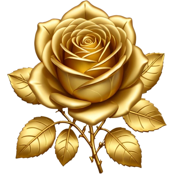Gold roses  emoji