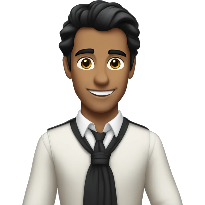 Prince Eric in business clothes emoji