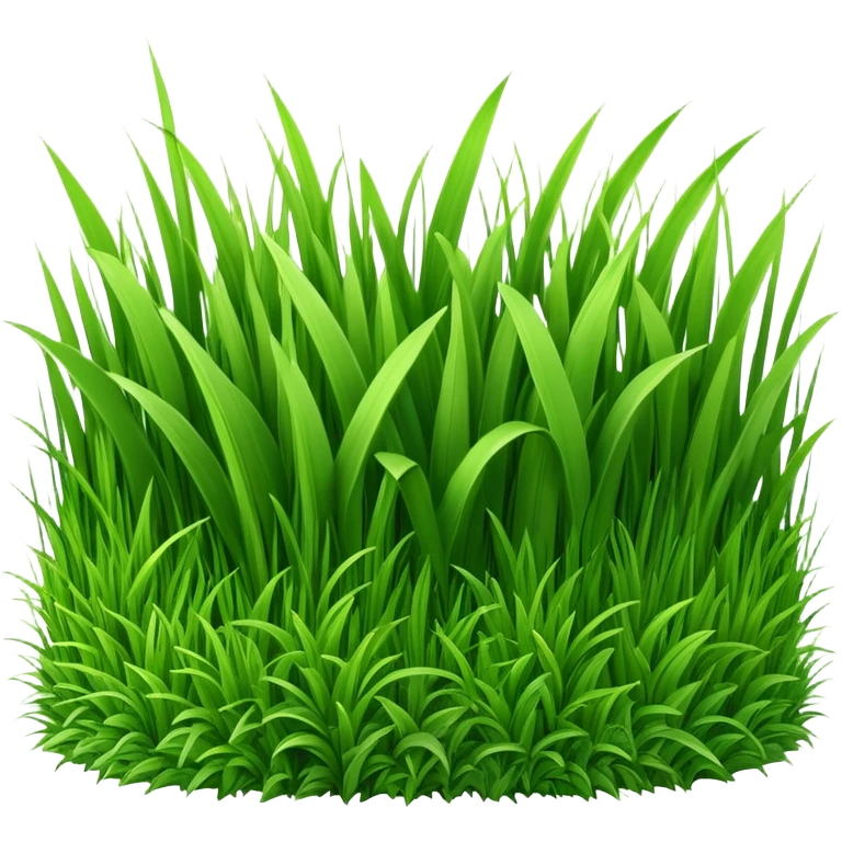 generate realistic detailed grass in 3d style emoji