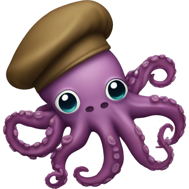 octopus in a beret emoji