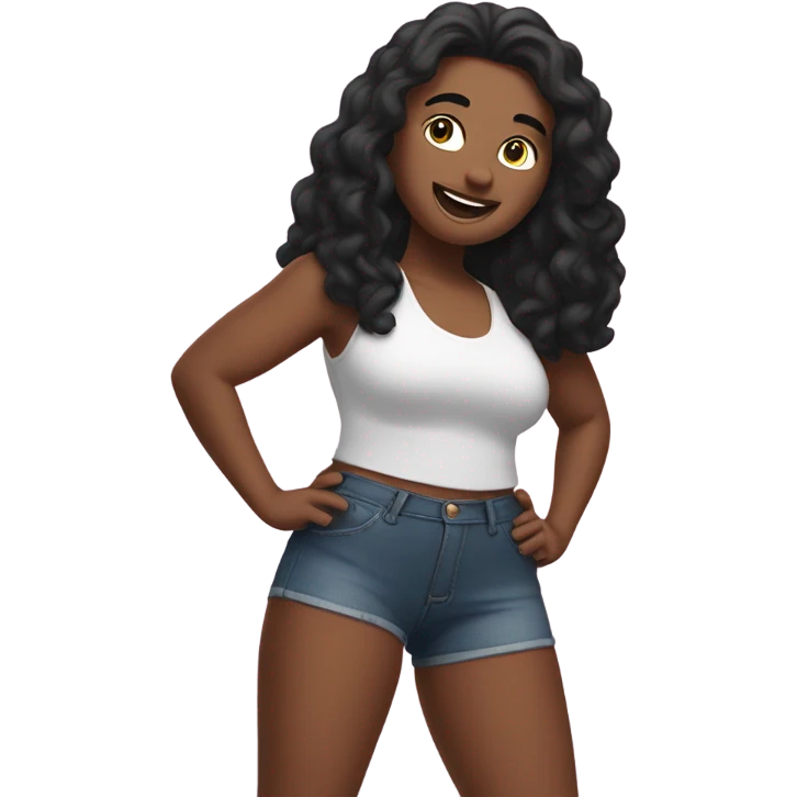 Friend with Big thighs emoji