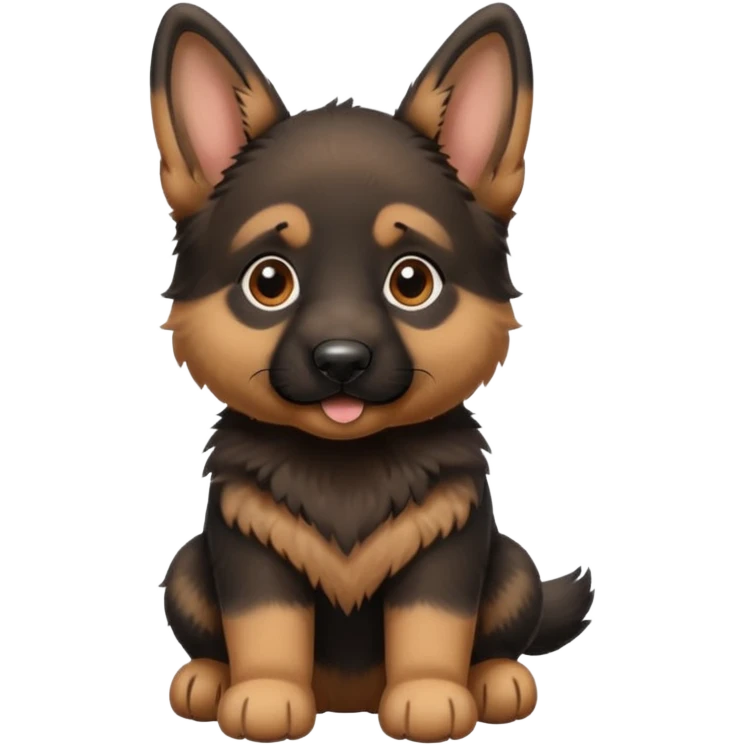 german shepard puppy emoji