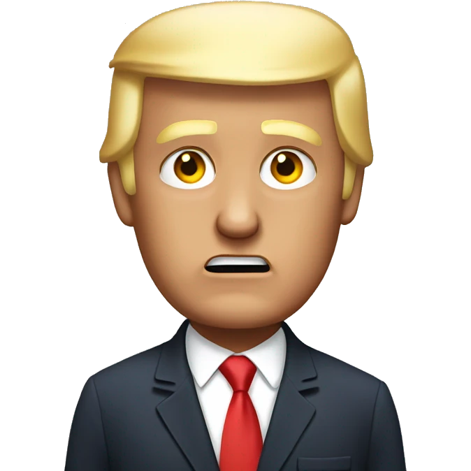 Trump with injured right ear. emoji