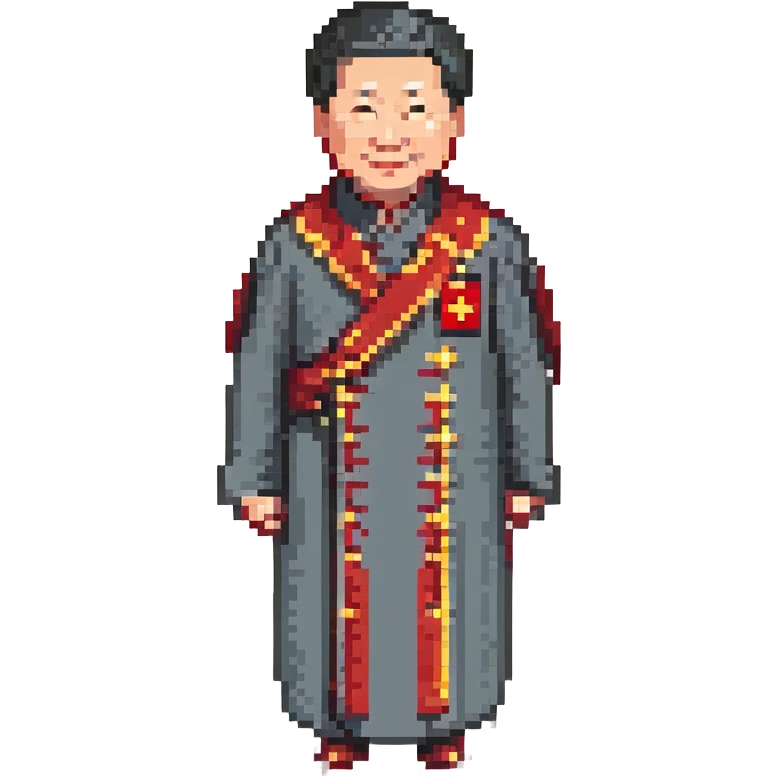 Xi Jinping depicted as an emperor emoji