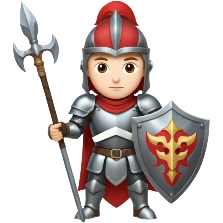  armor + halberd emoji