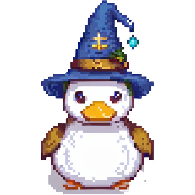 rubber duck with wizard hat emoji