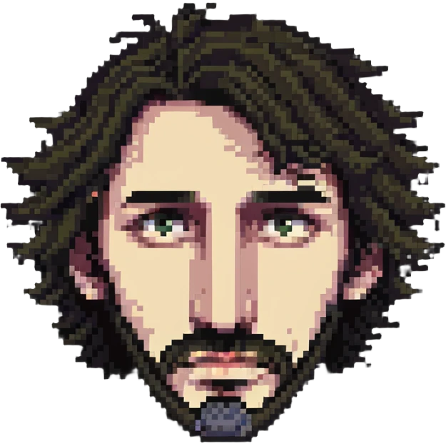 hairy man with a crooked nose emoji