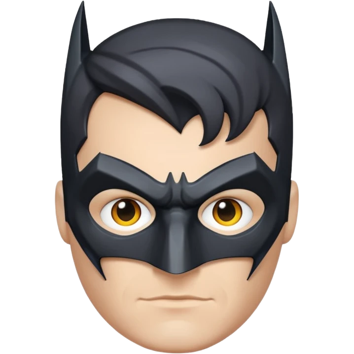 BATMAN LOGO, WHITE PERSON  emoji