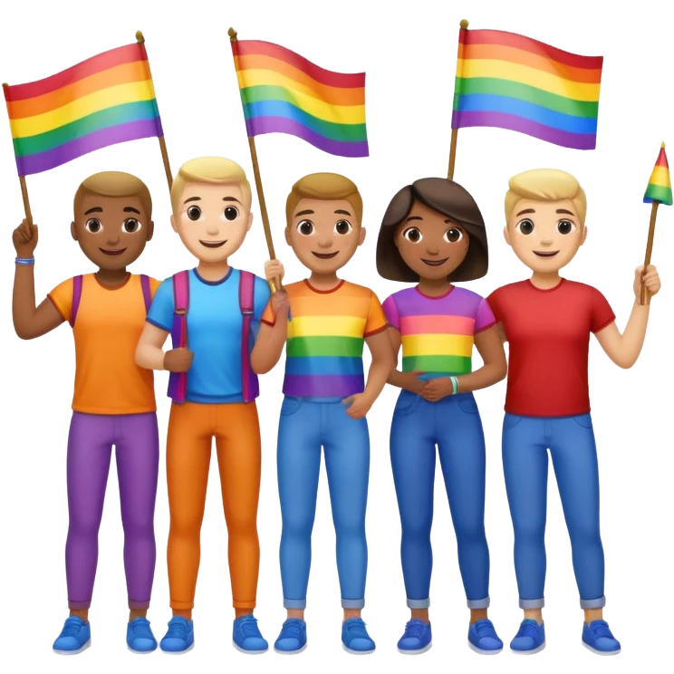Gay pride emoji