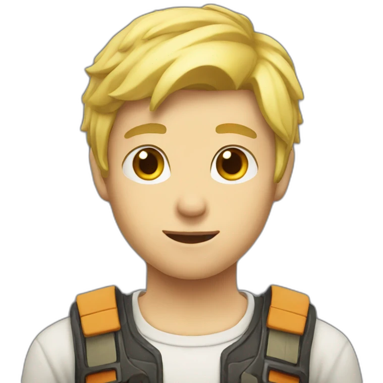 blond gamer boy emoji