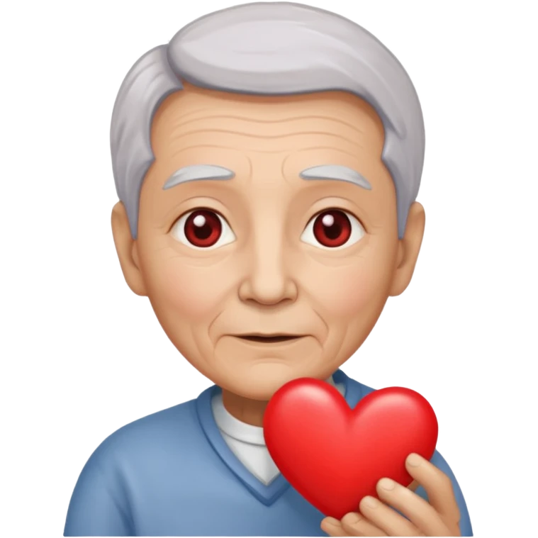 elder and heart emoji