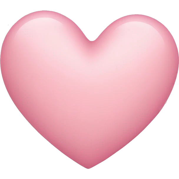 soft pink heart  emoji