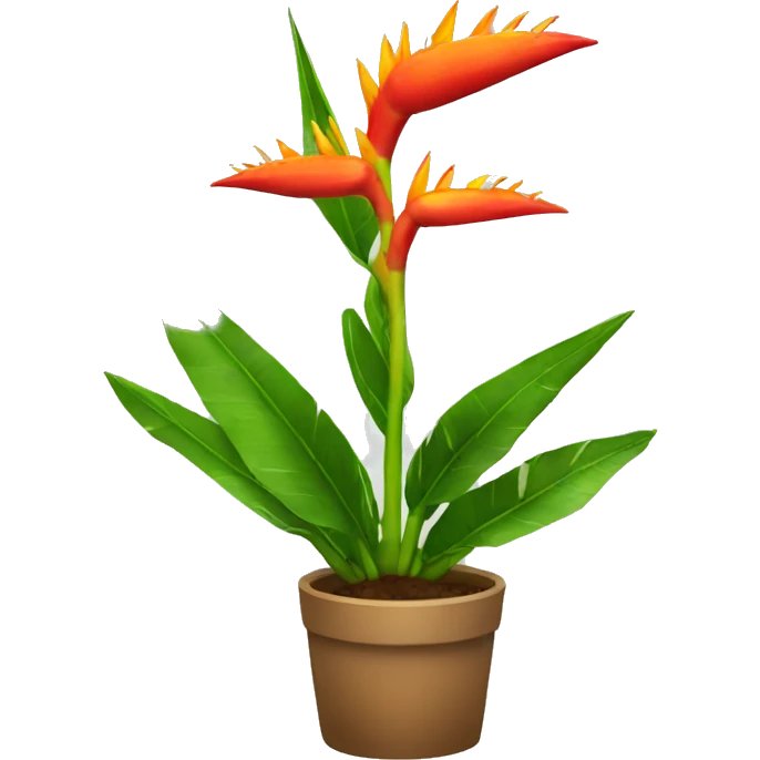 Heliconia plant emoji
