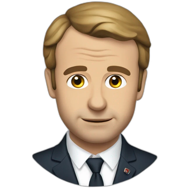 macron imbécile emoji
