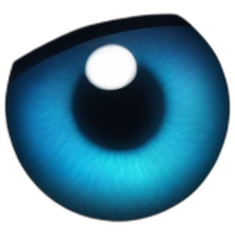 Dragon blanc aux yeux bleu emoji